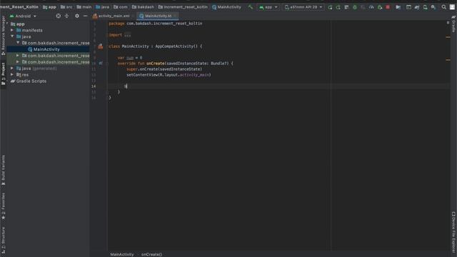 how to increment and decrement counter on button click kotlin смотреть онлайн
