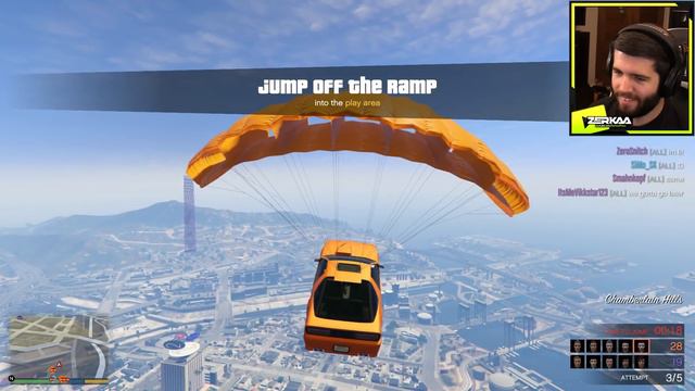 IMPOSSIBLE CAR DARTS PLATFORMS! (GTA 5) смотреть онлайн