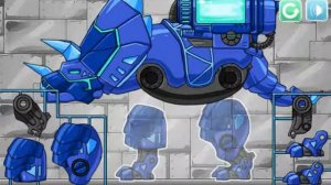 Мультик:Роботы Динозавры: Трицератопс/Cartoon: Robots Dinosaurs: Triceratops