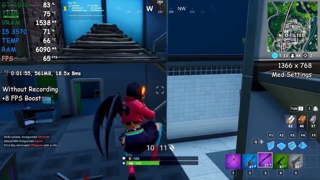 Fortnite Season 9 [PC] - I5 3570 + GT 1030 смотреть онлайн