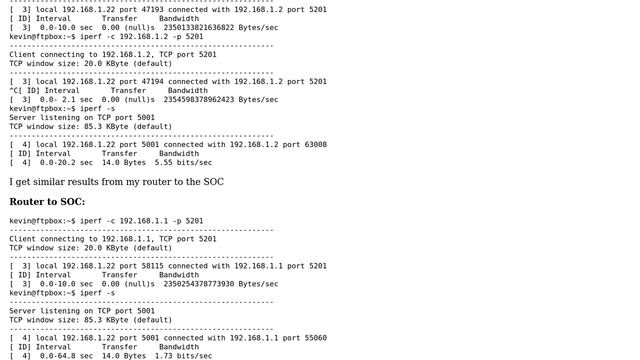 Slow transfer speed using ftpes SOC to PC смотреть онлайн