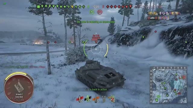 World of Tanks Xbox one Škoda T 24 3 Kills (M) смотреть онлайн