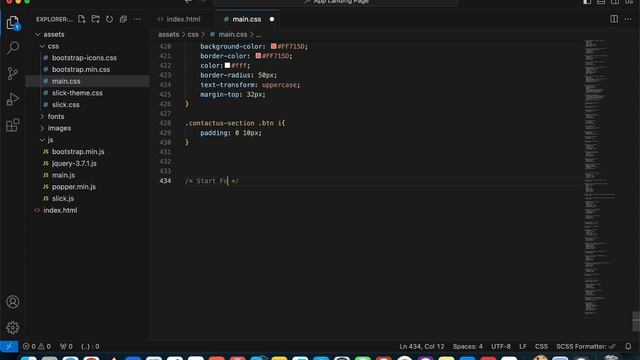 08. Responsive Landing Page Using HTML and CSS - Footer Section смотреть онлайн