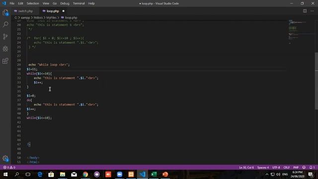 Do while loop in PHP (Hindi/Urdu) смотреть онлайн