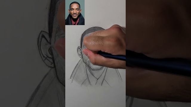 Portrait drawing with loomis method practice [93] Drawing Will Smith смотреть онлайн