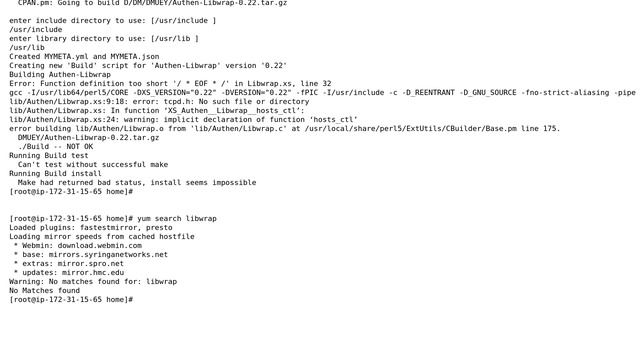 Cannot install Perl module Authen::Libwrap смотреть онлайн