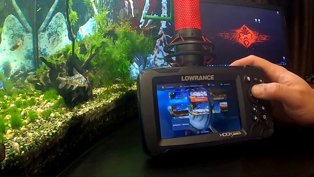 Lowrance Hook Reveal, как раскрасить глубины на эхолоте..mp4