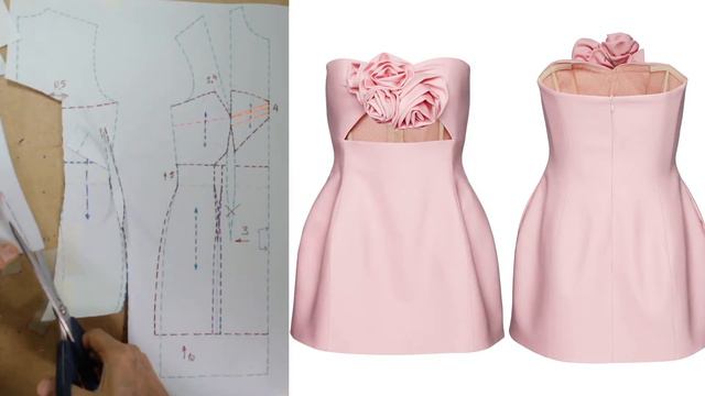моделируем платье modelado de vestido #курсыкройкиишитья #валерийпрокудиншитьё #diseño. смотреть онлайн
