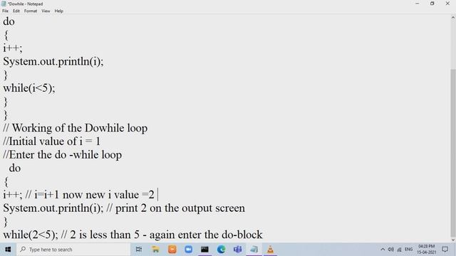 The do while loop in java смотреть онлайн