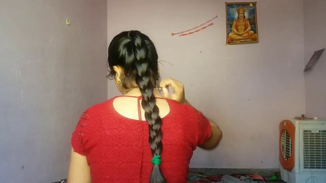 How To :Quick braided bun for medium long hair//easy hairs style for indian wedding// #vlogwithmani смотреть онлайн