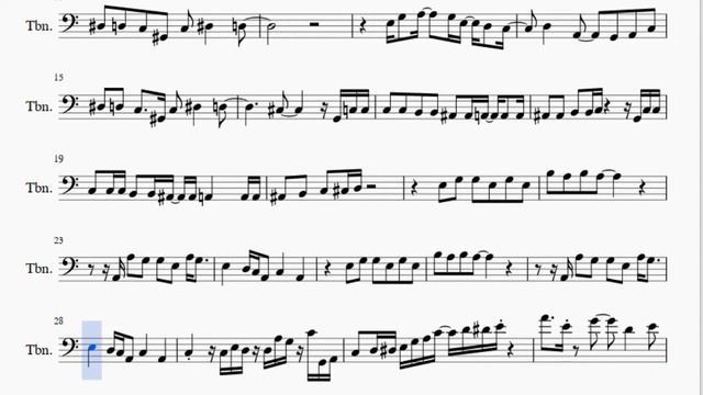 Trombone Sheet Music: How to play Sir Duke by Stevie Wonder смотреть онлайн