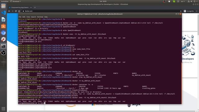 Docker Volumes Part 2. Bind Mounts смотреть онлайн