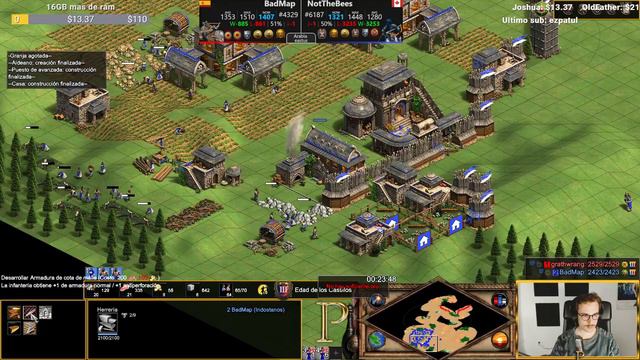 INDOSTANIES VS BENGALIES EN AGE OF EMPIRES 2 DE: NUEVO DLC PREVIEW 1v1 contra GrathWrang смотреть онлайн