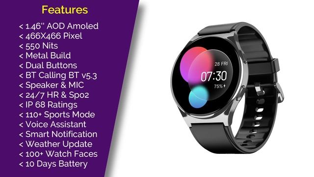Top 5 Best Smartwatch Under 3000 (2023) ⚡ Best Smartwatch Under 3000 With GPS, Amoled & Calling ⚡ смотреть онлайн