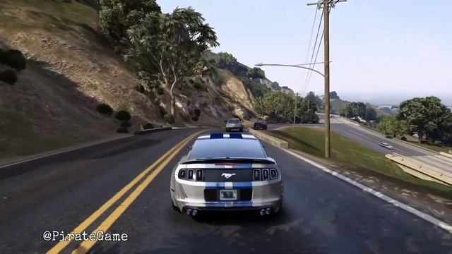 Ford Mustang из фильма NFS жажда скорости , GTA 5 Quant5 смотреть онлайн