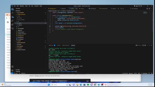 ChatGPT: Creating a example repo смотреть онлайн