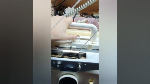 Brioche Бриошь 2х цветный на вязальной машине Silver reed. Brioche on knitting machine Silver reed