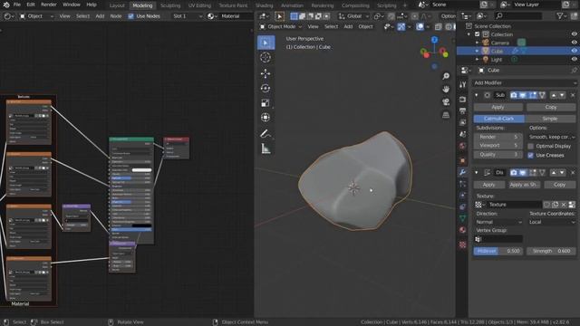 КАМЕНЬ ЗА 1 МИНУТУ в Blender 3.0 | Ленивый Блендер 3.1 смотреть онлайн