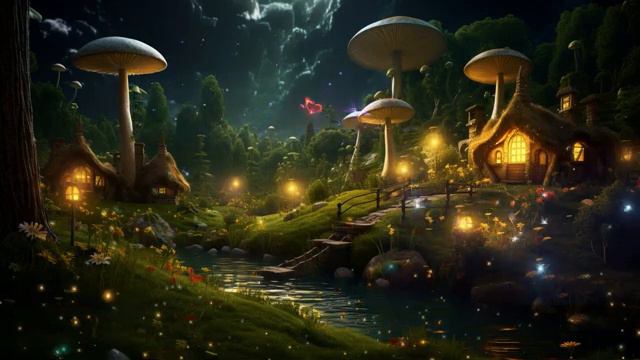 Enchanted Mushroom Forest🍄Tranquil Enchanted Forest Music & Ambient Sounds for Relaxation and Sleep смотреть онлайн