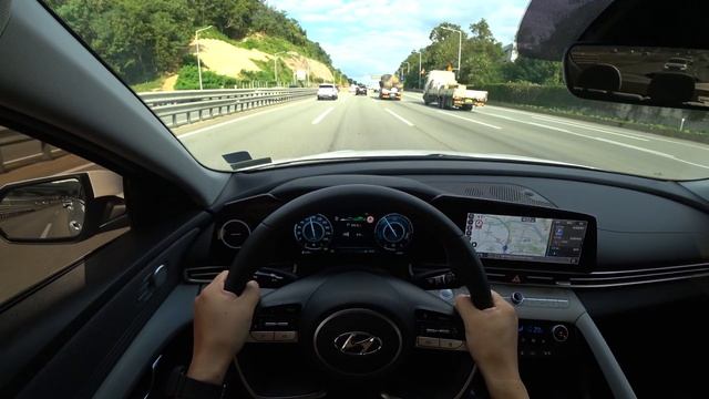 [4K] 2021 Hyundai Elantra(avante) Hybrid POV Test Drive