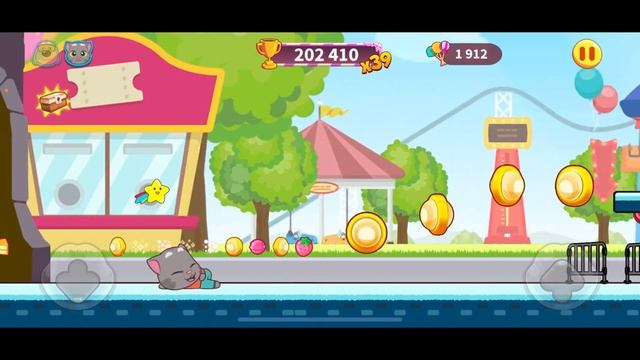 Том и конфеты! Детская игра бегалка, проходим с Мишаней смотреть онлайн