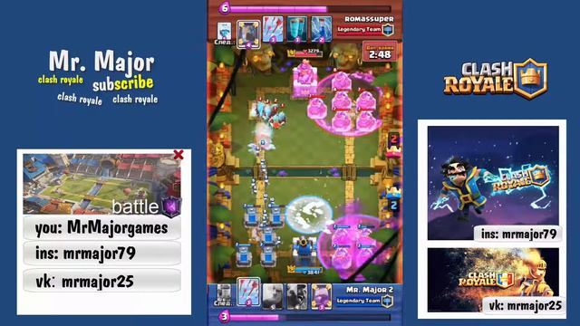Clash Royale: Фан атака с бандиткой ► МАЛО!!! ТЯЖЕЛО!!! смотреть онлайн