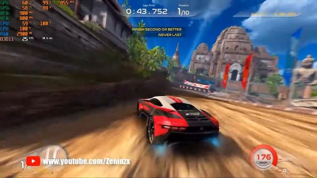 Test| Rise: Race The Future On AMD-A10 7300 R6| смотреть онлайн