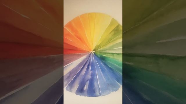 О цветовом круге. #рисование #art #рисунок смотреть онлайн