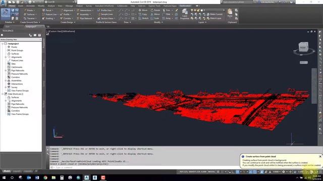 Surfaces - Creating a Surface From a Point Cloud in Civil 3D смотреть онлайн