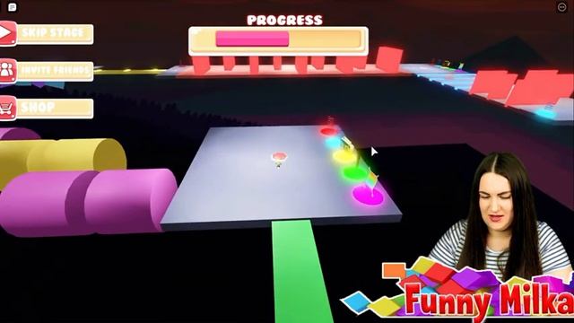 Убегаю из страны АМОНГ АС Roblox Escape the AMONG US Obby! смотреть онлайн