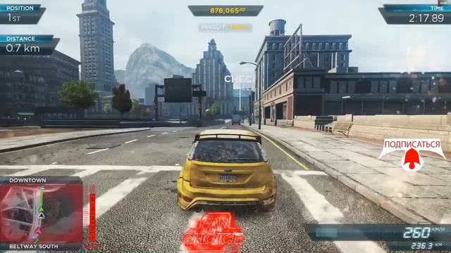 4-Прохождения Ford Focus RS500 vs Lamborghini Aventador NFS MOSTWANTED смотреть онлайн