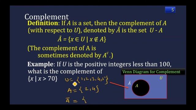 Set Theory : Union | Intersection | Difference | Symmetric Difference | Compliment of set смотреть онлайн
