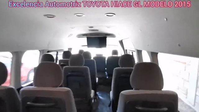 Toyota Hiace GL 15 Pasajeros Modelo 2015 En Venta