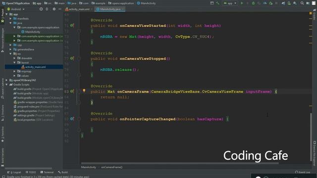 Launch Camera with openCV in Android Studio & Process Frames - Android Deep Learning Tutorials смотреть онлайн