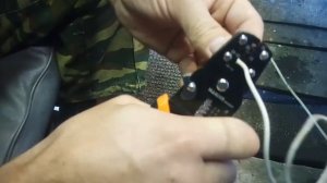 Обжим автоклем клещами