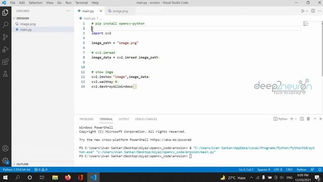 OpenCV in Tamil | Erosion & Dilation using OpenCV in Python | Computer Vision | D2NTA_08 смотреть онлайн