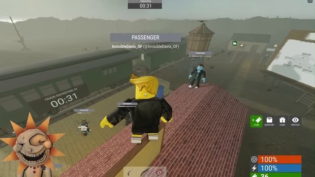 Escape Edward The MAN EATING TRAIN in ROBLOX смотреть онлайн