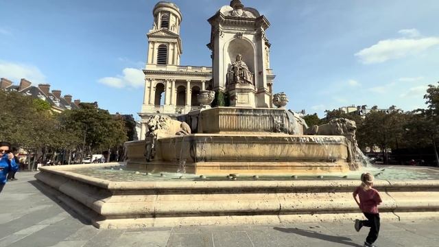 Paris France - HDR walking in Paris - Walking Jardin du Luxembourg to Musee du Louvre - 4K HDR 60fp смотреть онлайн