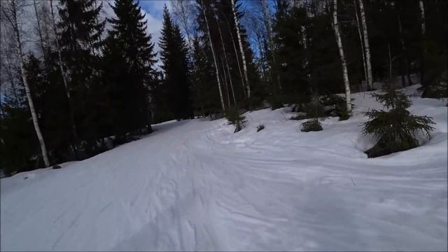 Горнолыжка в Куопио. смотреть онлайн