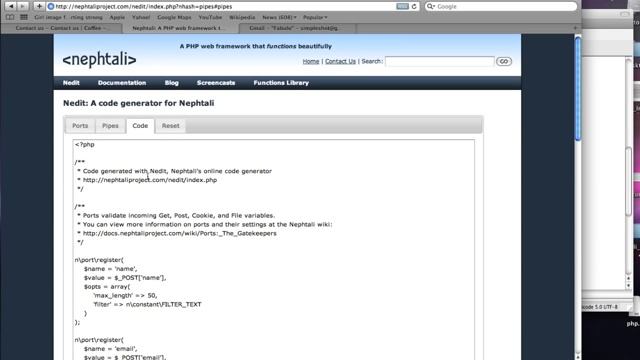 Add a contact form using Nephtali: A PHP framework that functions beautifully смотреть онлайн