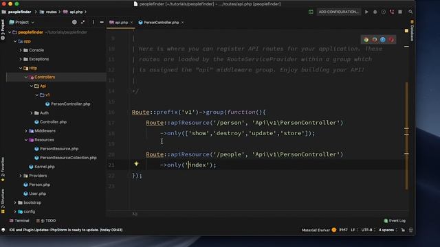 API Versioning - How to make a Laravel CRUD API #6 смотреть онлайн