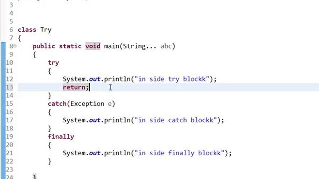 tricky java 2- try catchand finally block смотреть онлайн
