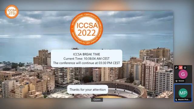 ICCSA 2022 6th July Session morning B смотреть онлайн