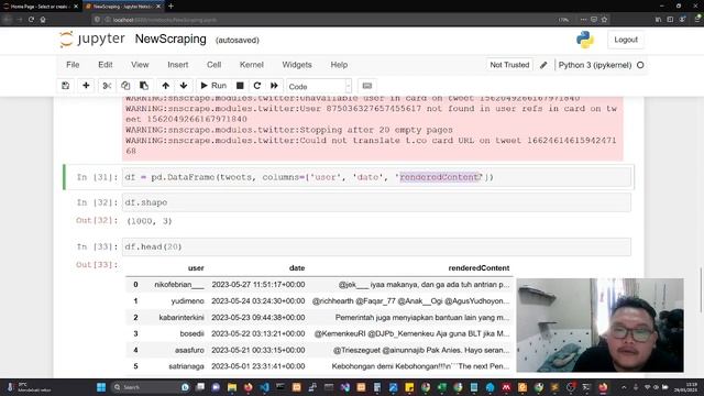 SCRAPING DATA TWITTER TERBARU LEBIH OVER POWER BISA AMBIL 100 RIBU DATA LEBIH смотреть онлайн