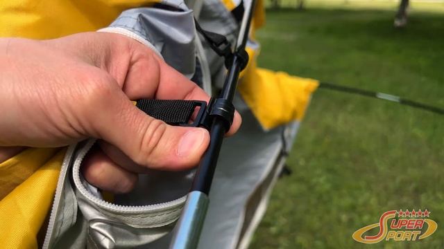 Палатка душ-туалет-баня Comfort желтая - обзор смотреть онлайн