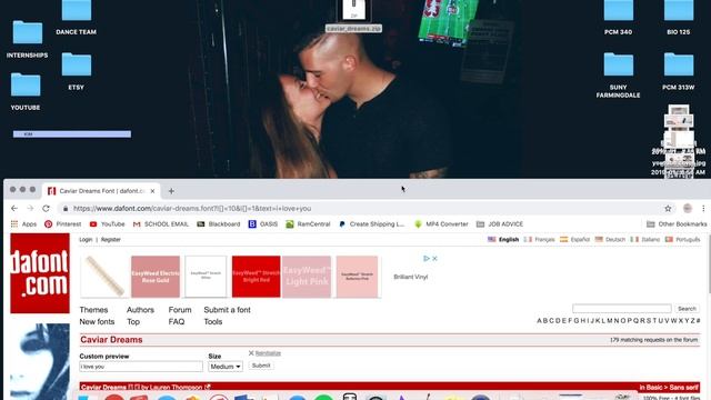 DAFONT TUTORIAL | How To Download FREE FONTS!