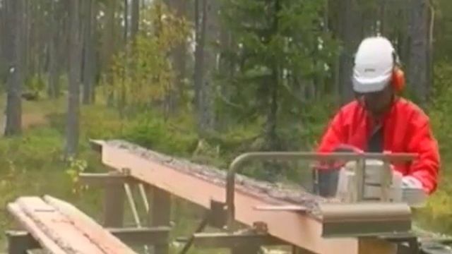 Шинная пилорама Logosol M7 смотреть онлайн