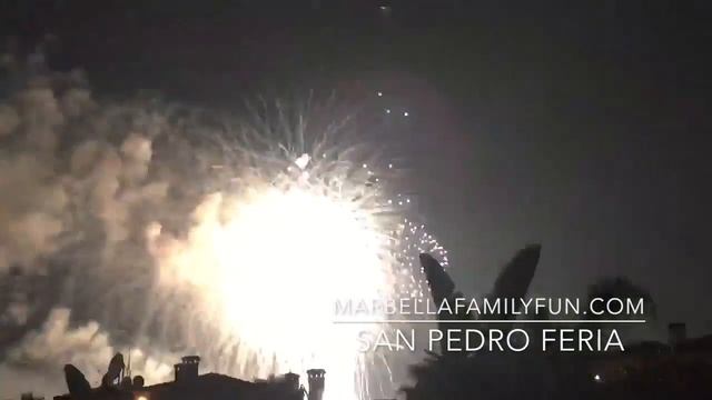 Фантастический салют. Сан Педро Алькантара. Испания смотреть онлайн