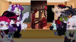 Uppermoons + Muzan React To Alastor || Demon Slayer || Gacha React