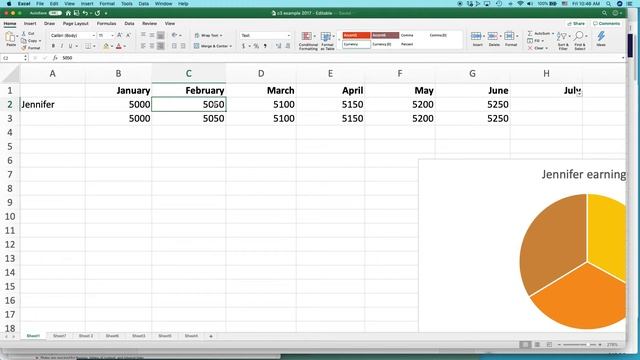 Line up numbers and text using formatting in Excel 2019 (Windows/macOS) смотреть онлайн
